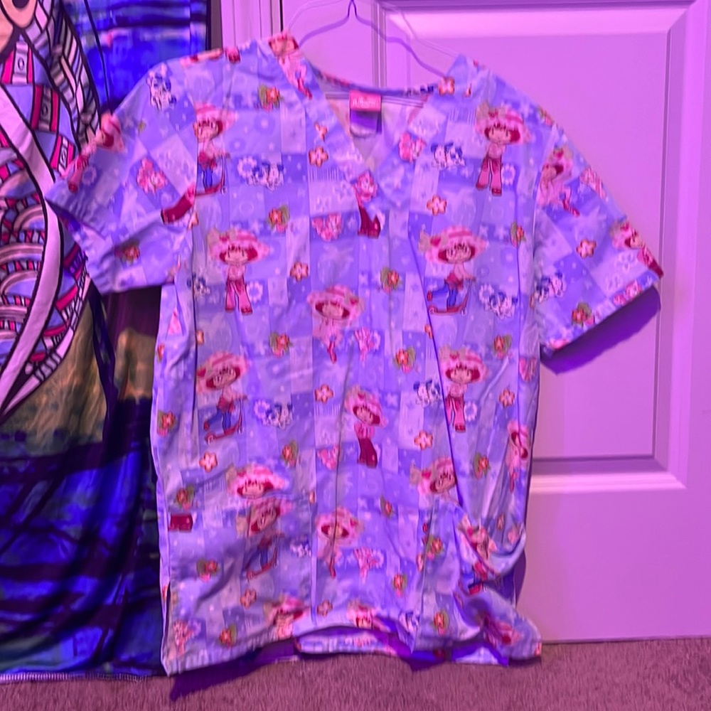 designed scrub top